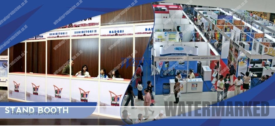 stand booth winwin production medan