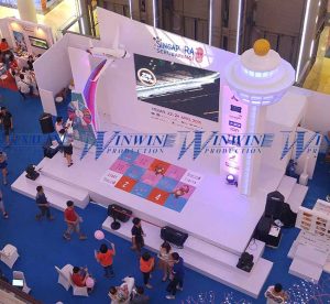 winwin production medan back stage exhibition